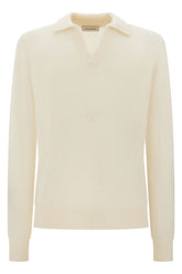 Maglione in cashmere crema -  | Wise