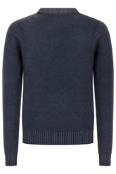 Maglione in lana blu -  | Wise