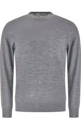 Maglione in lana grigio chiaro -  | Wise