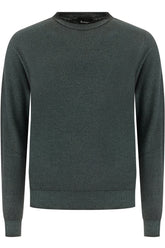 Maglione in lana verde scuro -  | Wise