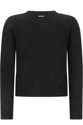 Maglione in misto alpaca nero -  | Wise
