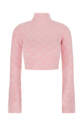 Maglione in misto nylon rosa fluo -  | Wise
