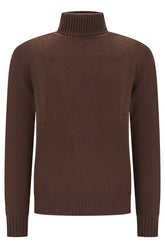 Maglione marrone in lana e cashmere -  | Wise