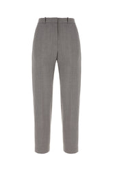 Grey stretch wool pants -  | Wise
