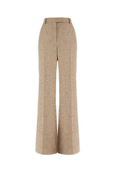 Embroidered wool pants -  | Wise