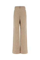 Embroidered wool pants -  | Wise