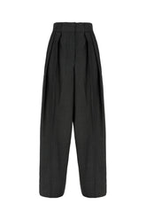 Charcoal wool blend pants -  | Wise