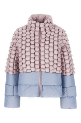 Multicolor nylon down jacket -  | Wise