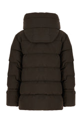Chocolate polyester Gadia down jacket -  | Wise