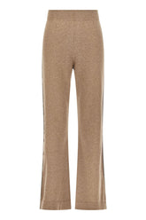 Pantaloni in cashmere cammello -  | Wise