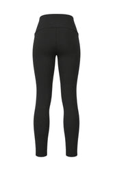 Black stretch polyester pants -  | Wise