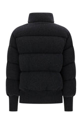 Piumino in lana stretch nera -  | Wise