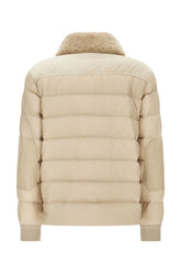 Piumino in misto nylon grigio chiaro -  | Wise