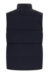 Piumino smanicato in misto poliestere blu notte -  | Wise