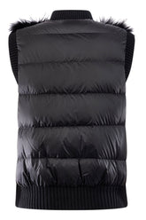 Piumino smanicato in poliestere nero -  | Wise
