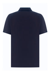 Polo in cotone blu -  | Wise
