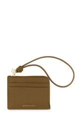 Portacarte in pelle verde militare -  | Wise