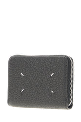 Black Four Stitches trifold wallet -  | Wise