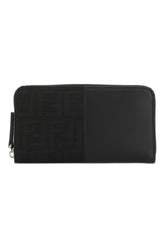 Black leather and fabric wallet -  | Wise