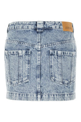 Denim mini skirt -  | Wise