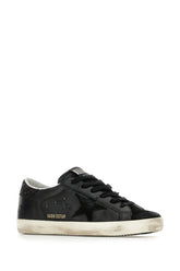 Black leather Superstar sneakers -  | Wise
