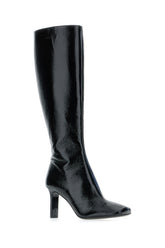 Black vinyl boots -  | Wise