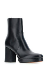 Black leather boots -  | Wise