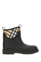 Black rubber ankle boots -  | Wise