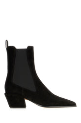 Black suede Bettina ankle boots -  | Wise