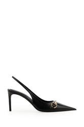 Scarpa con tacco in pelle nera -  | Wise