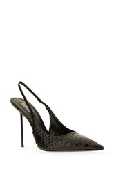 Scarpe con tacco Lidia in pelle nera -  | Wise