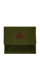 Sciarpa in lana verde militare -  | Wise