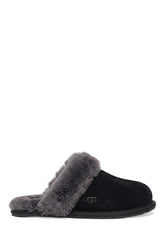 Slippers Scuffette II in pelle scamosciata nera -  | Wise