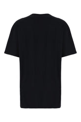 Black cotton oversize t-shirt -  | Wise