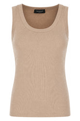 Cappuccino stretch cotton top -  | Wise