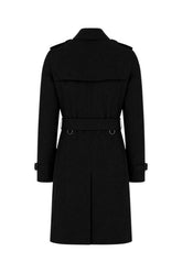 Black cotton trench -  | Wise