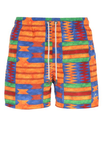 Printed polyester Nairobi swimming shorts