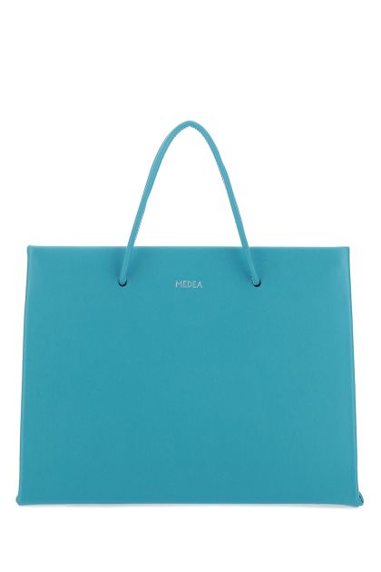 Light blue leather Hanna handbag