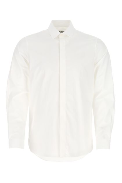 White popeline shirt