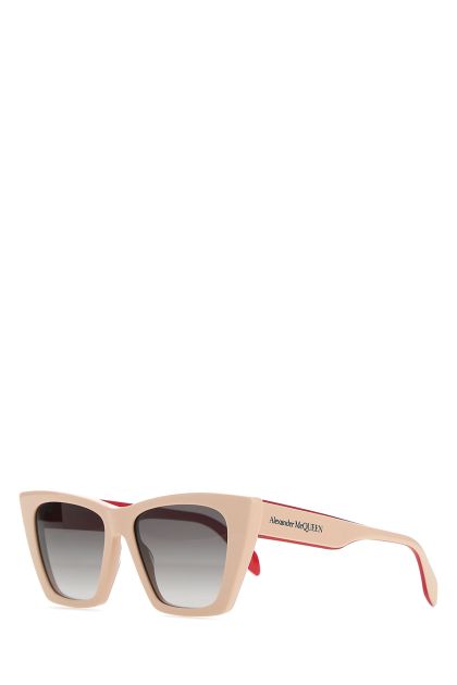 Nude pink acetate Selvedge sunglasses