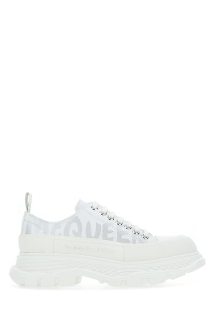 White leather and rubber Tread Slick sneakers