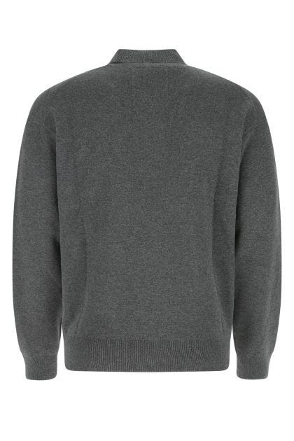 Graphite cotton blend sweater