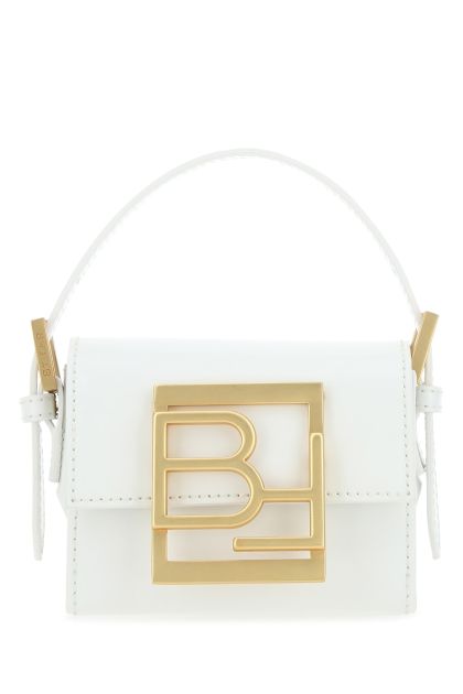White leather micro Fran handbag