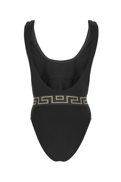 Black stretch lycra swimsuit