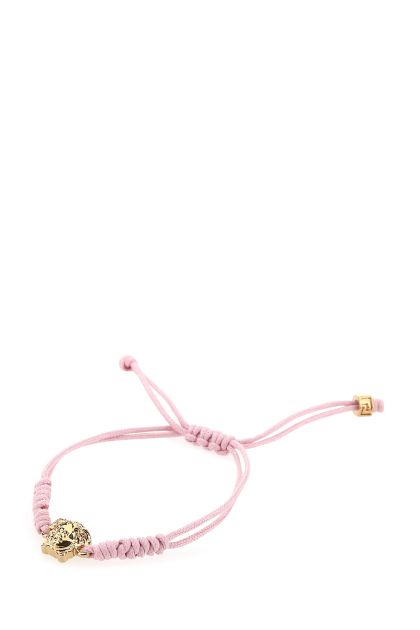 Pink fabric bracelet