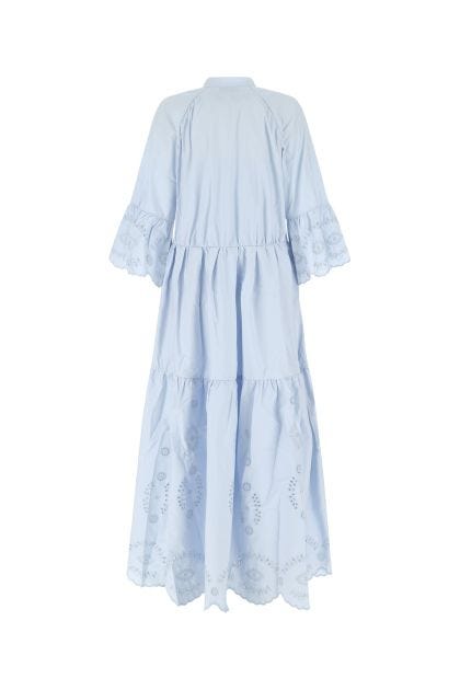 Powder blue cotton dress