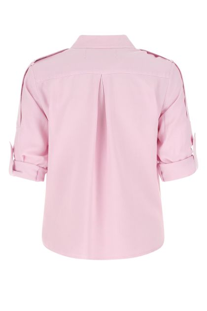 Pastel pink lyocell shirt