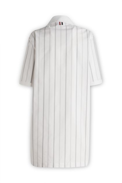 White cotton polo dress