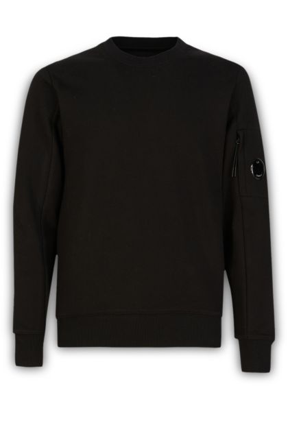 Black cotton sweatshirt