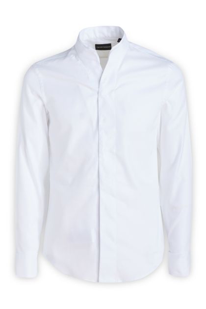 Shirt in white cotton